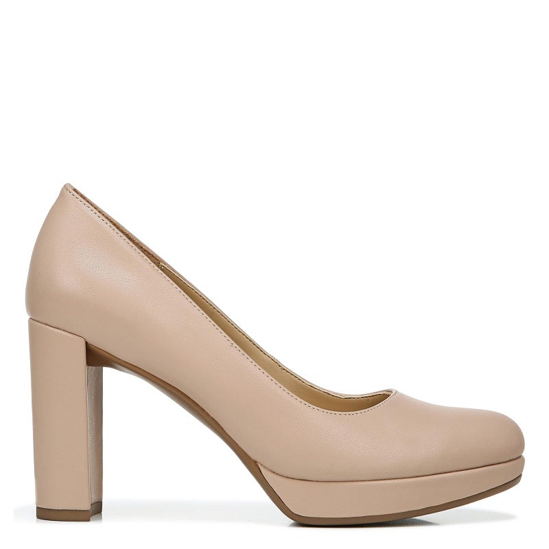 Naturalizer Womens Berlin Pump, Taupe, 11 Wide US - Image 3